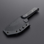 Stonewashed Hunter // CTS-XHP Stainless Steel (Plain Kydex Sheath)