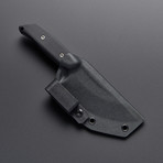 DLC Hunter // CPM 3V High Carbon Steel (Plain Kydex Sheath)