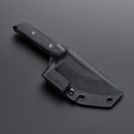 DLC Hunter // CTS-XHP Stainless Steel (Plain Kydex Sheath)