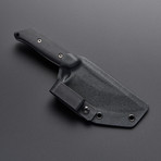 Stonewashed Hunter // CTS-XHP Stainless Steel (Plain Kydex Sheath)