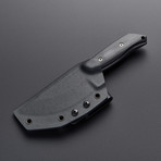 DLC Hunter // CPM 3V High Carbon Steel (Plain Kydex Sheath)