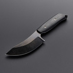 DLC Hunter // CPM 3V High Carbon Steel (Plain Kydex Sheath)