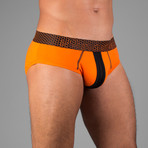 Techpulse Padded Brief // Orange (M)