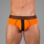 Techpulse Padded Brief // Orange (M)