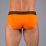 Techpulse Padded Brief // Orange (M)