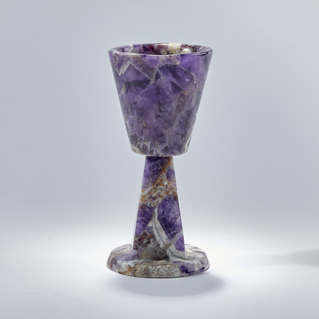 Amethyst Crystal Goblet