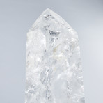 Large Clear Quartz Crystal Polished Point