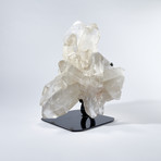 Natural Quartz Crystal Cluster + Stand