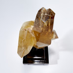 Polished Citrine Crystal Cluster + Custom Metal Stand