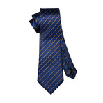 Elena Silk Dress Tie // Navy Blue