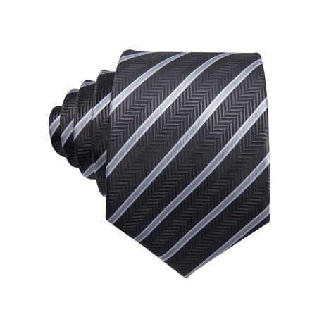 Mia Silk Dress Tie // Black