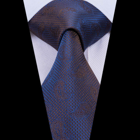 Karan Silk Dress Tie // Blue