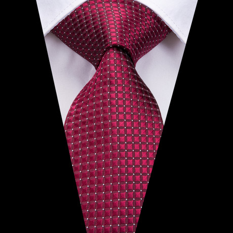 Orrin Silk Dress Tie // Red