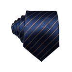 Elena Silk Dress Tie // Navy Blue