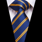 Niles Silk Dress Tie // Blue + Yellow