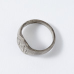 Ancient Greek Silver Ring // Warriors in Combat