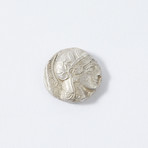 Athens Greece Silver Coin // Athena & Owl // 454-404 BC