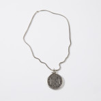 Huge Silver Shipwreck Coin Pendant