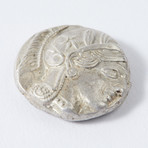 Athens Greece Silver Coin // Athena & Owl // 454-404 BC