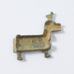 Late Roman Bronze Lock // Hound With Bird