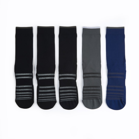 ALMI ProFormance // Set of 5 // 3 Black + 1 Blue + 1 Gray (M)