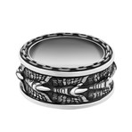 Magerit Gothic 18k White Gold Ring // Ring Size: 10