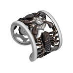 Magerit Scorpion Banda 18k White Gold Diamond Ring // Ring Size: 6