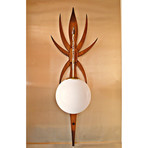 Mid-Century Danish Modern Bentwood Wall Lamp + Pendant