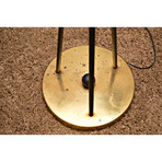 Mid-Century Circle Tripod Lamp + Rice Paper Shade