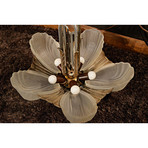 Art Deco 5-Light Slip Shade Chandelier