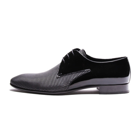 Rugan // Gray + Black Patent (Euro: 40)