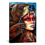 Bear Headress by Derek Turcotte (18"W x 26"H x 0.75"D)