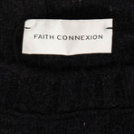 Faith Connexion // Alpaca Wool Sweater // Black (XXS)