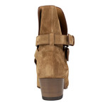 Amiri // Suede Leather Buckle Boots // Brown (US: 7)