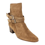 Amiri // Suede Leather Buckle Boots // Brown (US: 7)