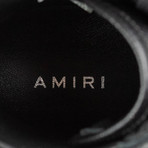 Amiri // 'Sunset' + Leather Sneakers // Black (US: 7)