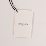 Balmain Paris // Sleeveless Cotton Logo T-Shirt // White (42)