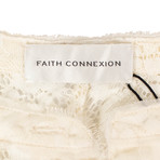 Faith Connexion // Lace Pocket Shirt // White (S)