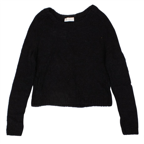 Faith Connexion // Alpaca Wool Sweater // Black (XXS)