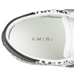 Amiri // 'Viper Snow Leopard' Leather Sneakers // White (US: 8)