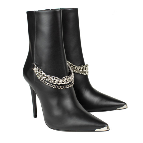 Amiri // Leather Chain Buckle Boots // Black (US: 7)