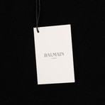 Balmain Paris // Sleeveless Knit Bodysuit // Black (34)