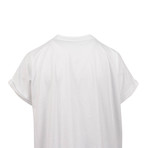 Balmain Paris // Short Sleeve Signature Cotton T-Shirt // White (42)