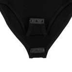 Balmain Paris // Sleeveless Knit Bodysuit // Black (34)