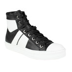 Amiri // 'Sunset' + Leather Sneakers // Black (US: 7)