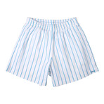 Brioni // Stripped Bathing Suit // Light Blue + White (M)