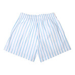 Brioni // Stripped Bathing Suit // Light Blue + White (M)