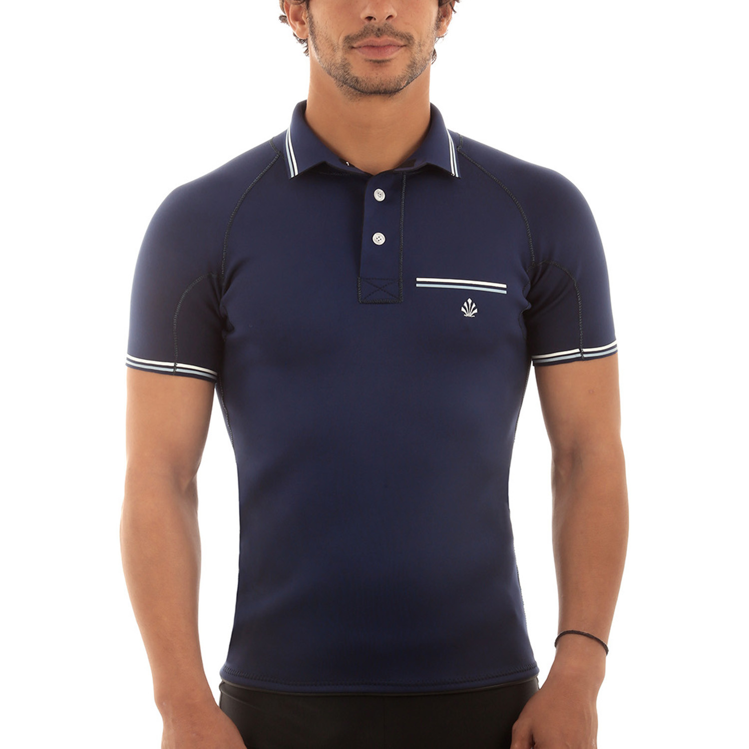 Men's Short-Sleeve Water Shirt // Blue (Small) - Saint Jacques - Touch ...