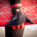 Aloha Unisex Gloves // Navy + Red (Medium)