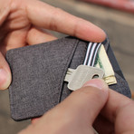 Minix Slim Wallet // Gray